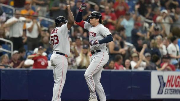 Medias Rojas vencen a Rays y ponen fin a racha de derrotas en el Tropicana Field