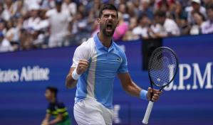 Djokovic despacha a Fritz en el US Open y bate récord de Federer con 47 semifinales de Grand Slam