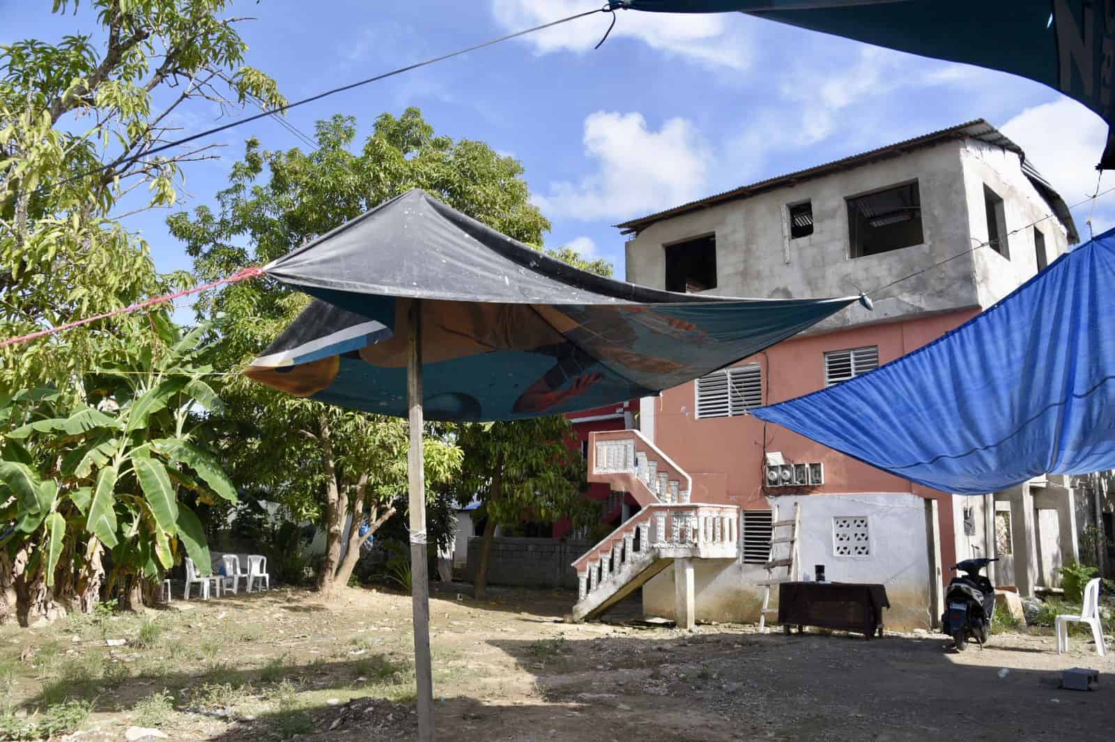 Vista de la casa donde viven los padres de Edwin Madé Sánchez. 