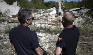 Blinken elogia en Ucrania la extraordinaria resiliencia frente a Rusia