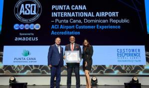 Aeropuerto Internacional de Punta Cana recibe premio por séptimo año consecutivo
