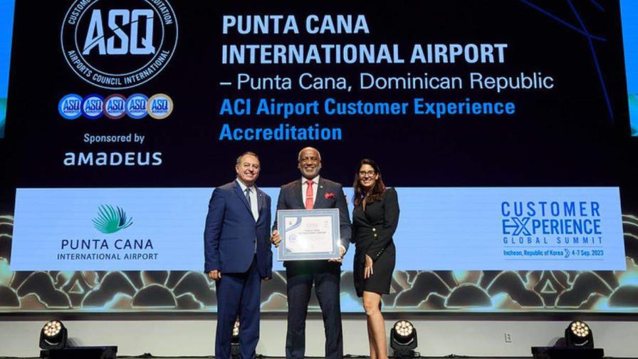 Aeropuerto Internacional de Punta Cana recibe premio por séptimo año consecutivo