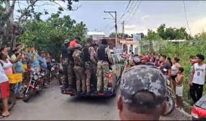 VIDEO| Militares detienen 17 haitianos ilegales en medio de persecución en Santiago Rodríguez
