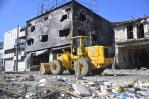 Inician demolición en zona de la explosión en San Cristóbal Inician demolición en zona de la explosión en San Cristóbal