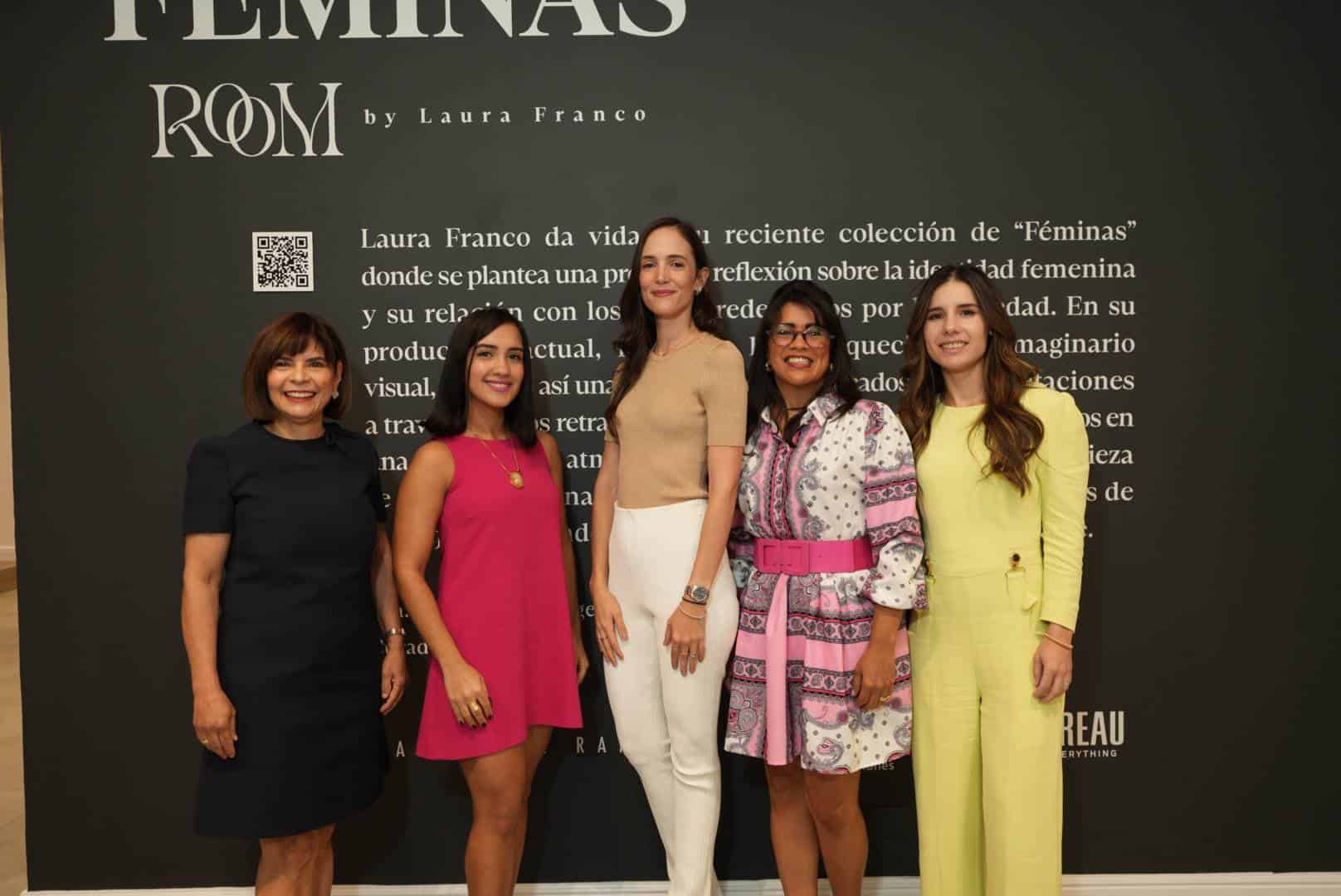  Susy Guzmán, Massiel Taveras. Laura Franco, Paula Gomez y Amanda Ferreira.