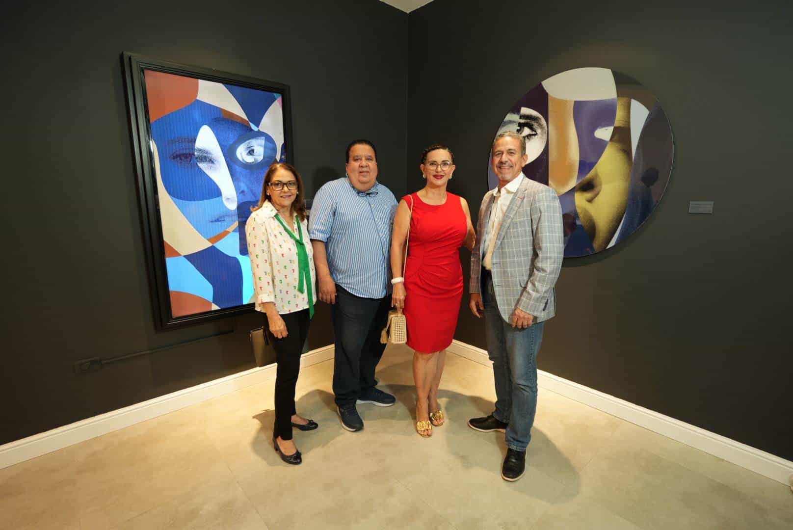 Mildred Canahuate, Ranier Sebelén, Tamara Hernandez de Bodden y Juan Julio Bodden.