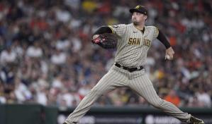 Con buena salida de Snell y cuatro impulsadas de Grisham, Padres aplacan a Astros