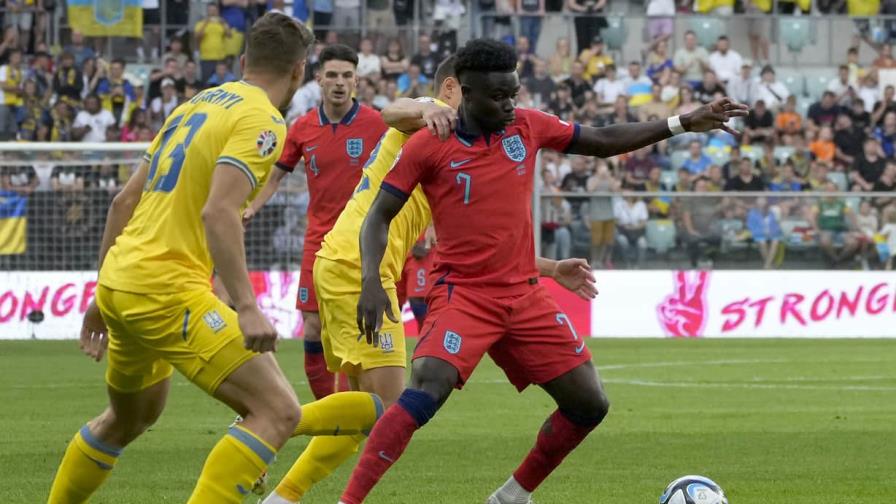 Ucrania pone fin a la racha perfecta de Inglaterra con empate en la eliminatoria a la Euro 2024