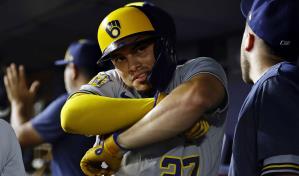 Video | Willy Adames se emociona al conocer personalmente a Derek Jeter