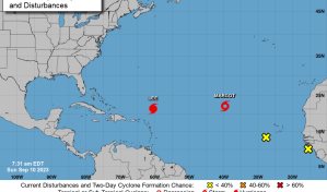 Efectos indirectos del huracán Lee seguirán generando oleaje peligroso en la costa Atlántica