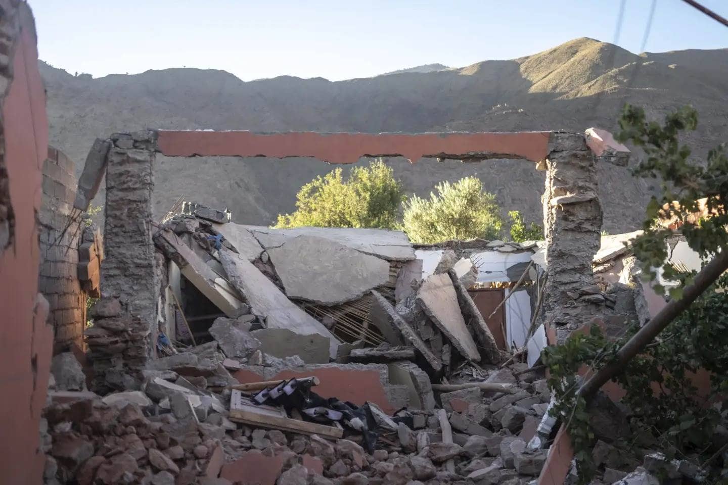 Una de las viviendas que recibió daños totales por el sismo.
