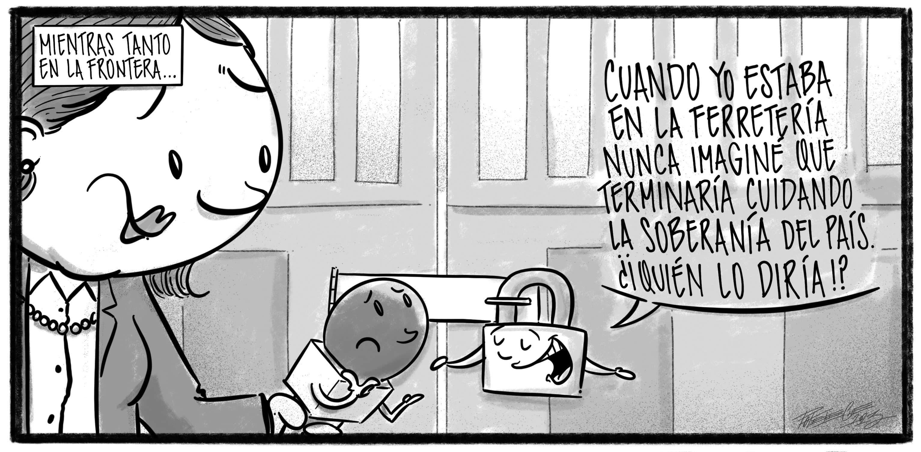 Caricatura de Noticiero Poteleche 12 septiembre 2023leche