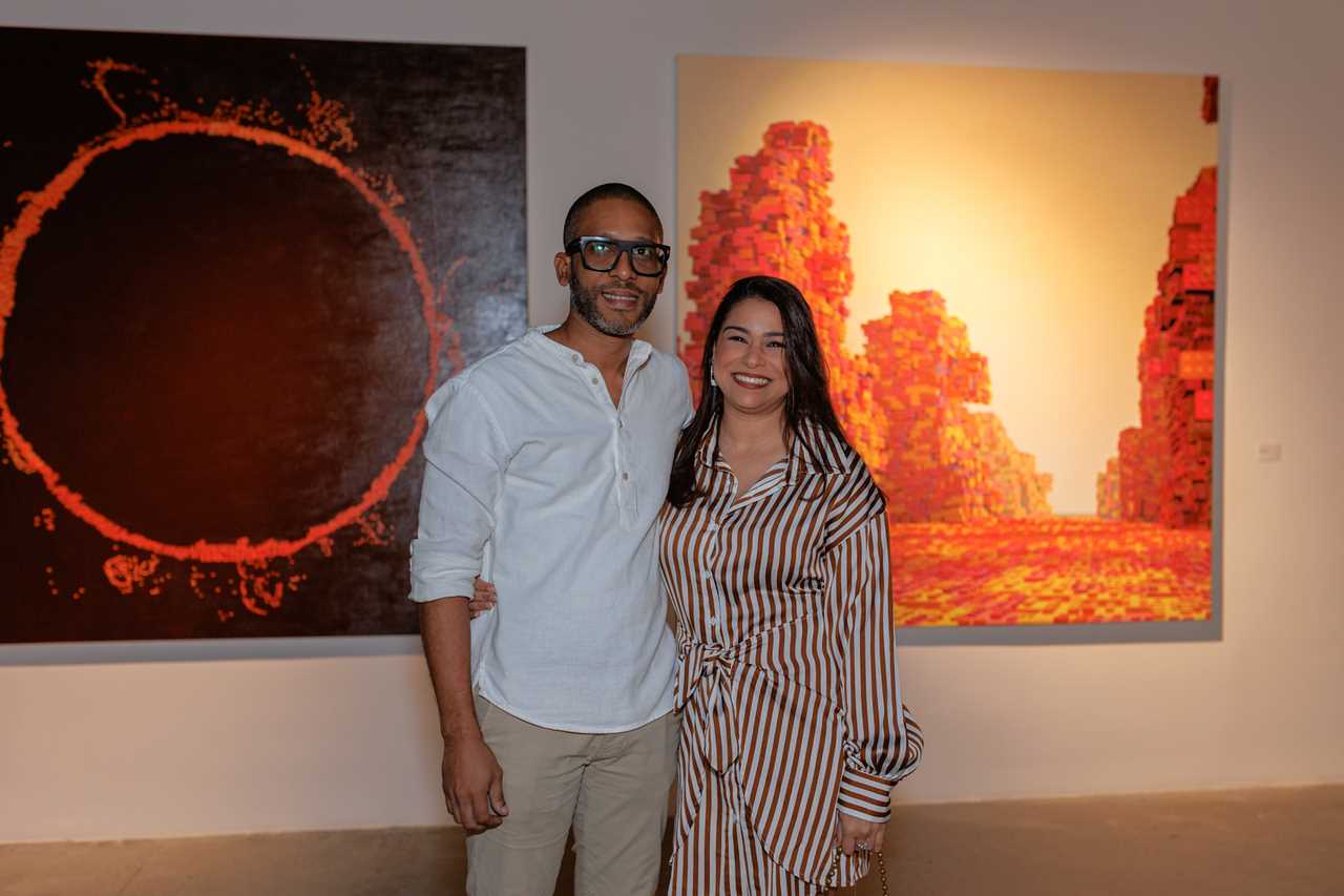 Oscar Peguero y Carla Espino.