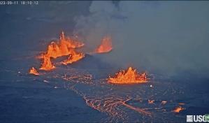 Reducen el nivel de alerta por la erupción del volcán Kilauea en Hawái