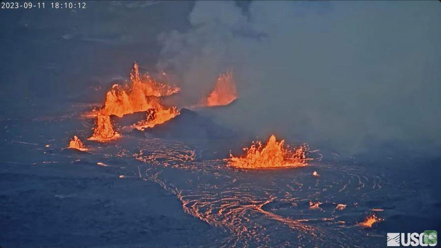 Reducen el nivel de alerta por la erupción del volcán Kilauea en Hawái