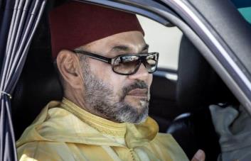 El rey Mohammed VI visita a los heridos en por el sismo en Marrakech