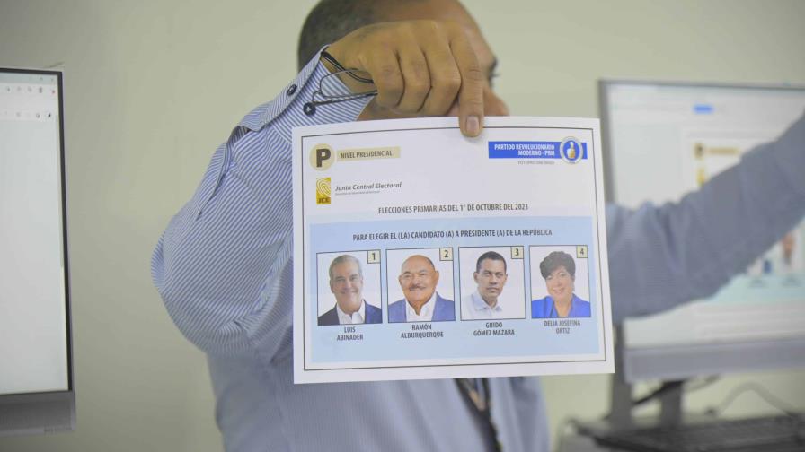 JCE imprimirá más de 3 millones de boletas en el nivel presidencial para primarias del PRM