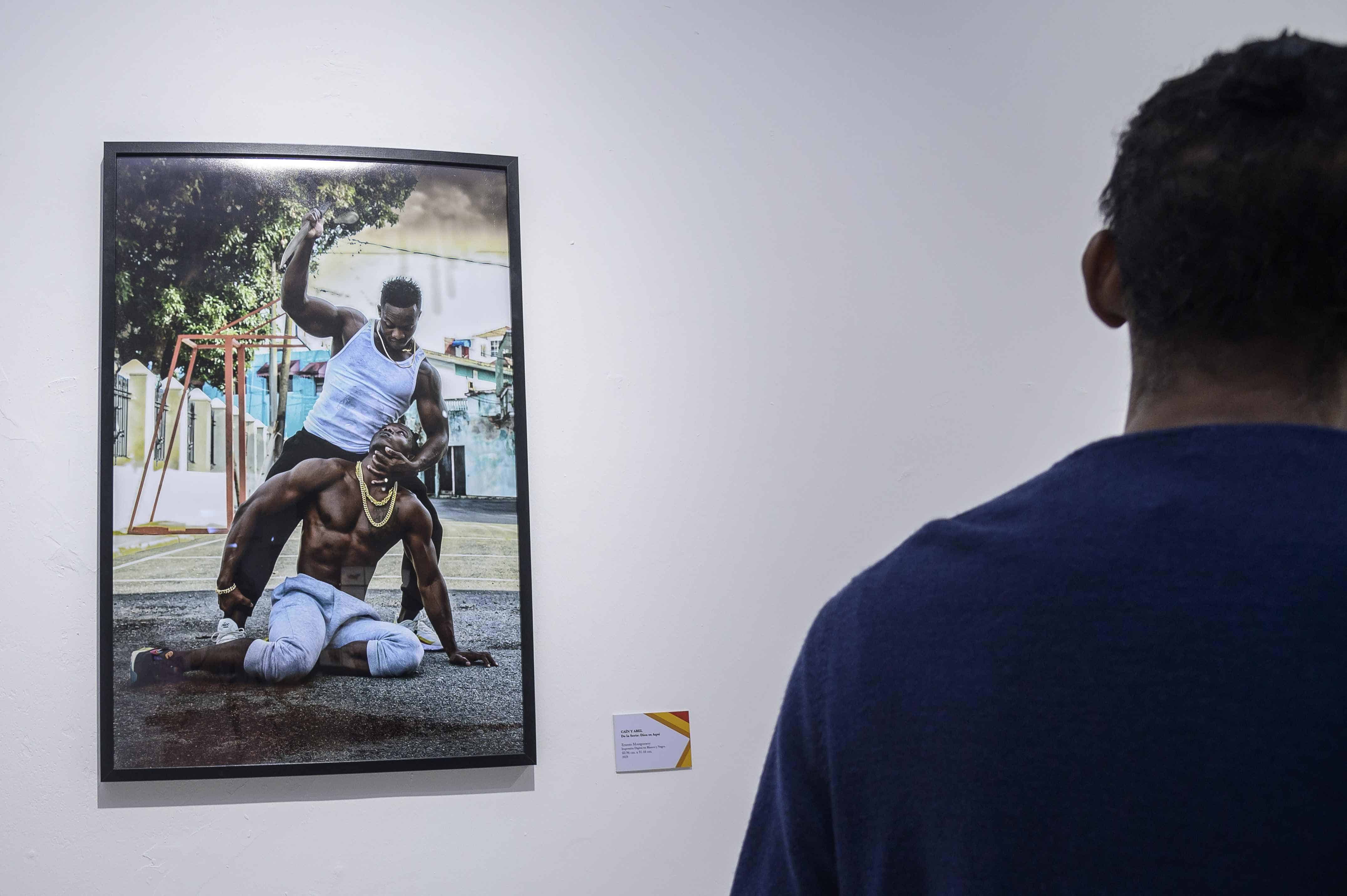 La sección de fotografías de la bienal.