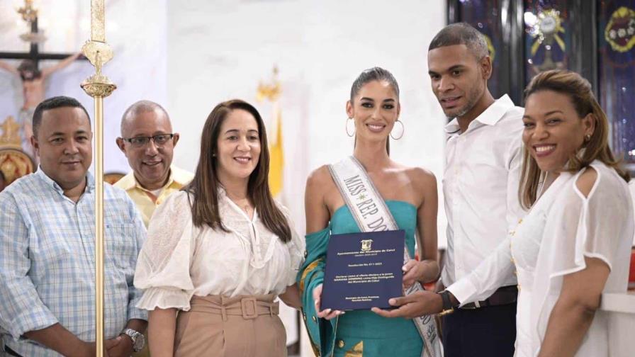 Mariana Downing es declarada Hija distinguida de Cotuí