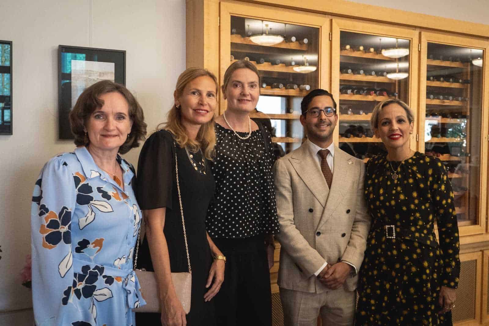 Frauke Pfaf, Maike Friedrichsen, Annette Walter, Alejandro Linares e Isabel Puig.