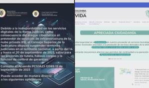Ciberataque afecta a decenas de servicios estatales en Colombia y Chile