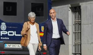 Rubiales niega haber cometido delito alguno en su declaración por el beso a Hermoso