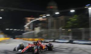 Pilotos se alistan para el calor y humedad de Singapur; Leclerc y Sainz los más veloces