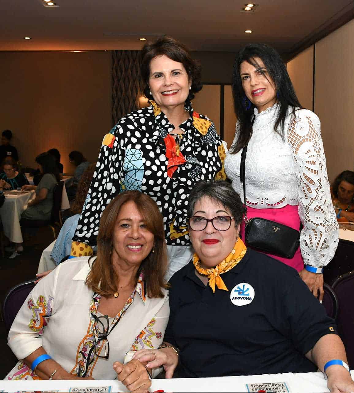 Isabel Ricardo, Hilda Contreras, Iluminada Duran y María Rosa Guerra.
