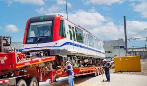 Llegan nuevos vagones para ampliar el servicio del Metro de Santo Domingo