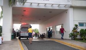 Emergencia del Hugo Mendoza abarrotada de pacientes sospechosos de dengue en la jornada del sábado
