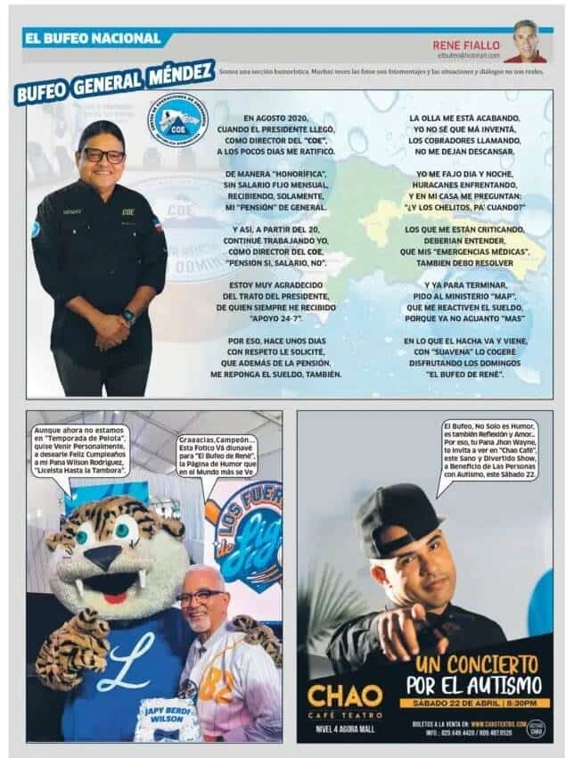Al general Méndez le salió su Bufeo.