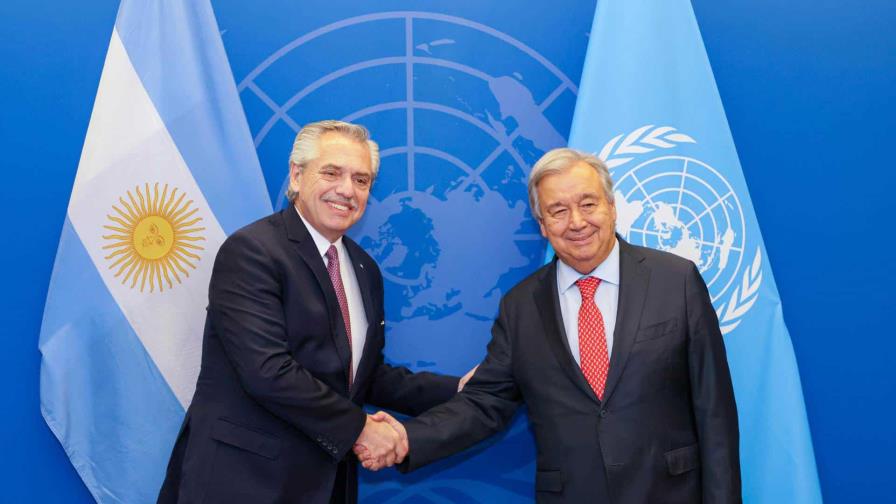 Guterres y Fernández conversan en Nueva York sobre las islas Malvinas