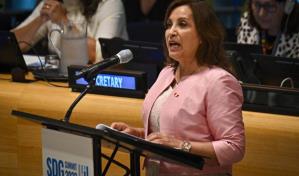 Boluarte promete ante la ONU impulsar educación inclusiva de comunidades nativas de Perú