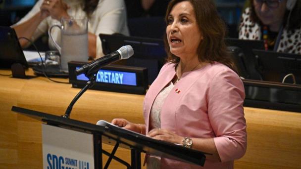 Boluarte promete ante la ONU impulsar educación inclusiva de comunidades nativas de Perú