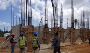 Haitianos cargan el peso de la "obra gris" en la construcción
