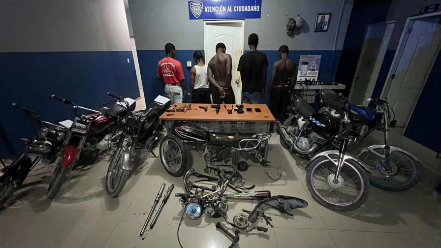 Siete menores de entre 13 y 16 años roban motocicletas en La Altagracia