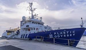 Más de 600 personas han visitado el buque Plastic Odyssey durante estadía en el país