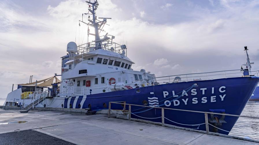 Más de 600 personas han visitado el buque Plastic Odyssey durante estadía en el país