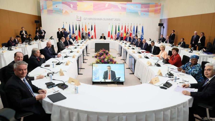 El G7 pide a China que presione a Rusia para terminar la guerra en Ucrania