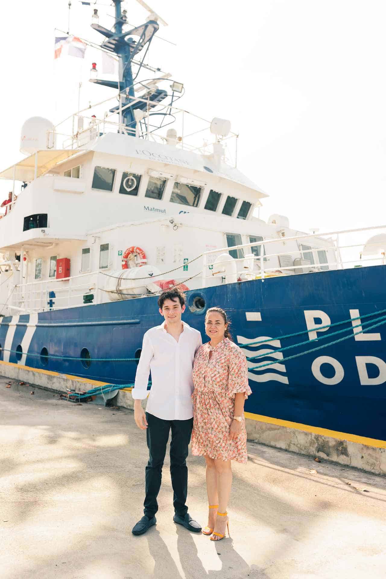 José Vega y Ana María Guzmán.
