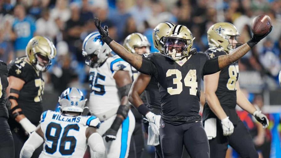 Con dos touchdowns de Tony Jones y gracias a su defensiva, Saints superan a Panthers