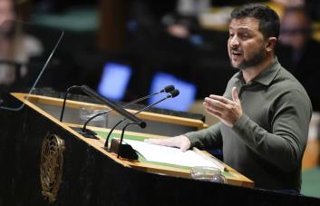 Zelenski en la ONU: Rusia está usando a los niños y la comida como armas
