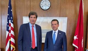 Ministro Ito Bisonó se reúne con subsecretario de Estado de Estados Unidos