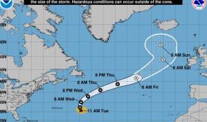 Nigel, el huracán de categoría 1 se fortalecerá en medio del Atlántico