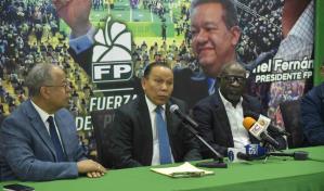 Fuerza del Pueblo depositará padrón electoral después de acto en la Plaza de la Bandera