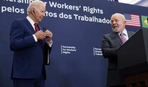Biden y Lula se centran en derechos de los trabajadores y minimizan públicamente sus diferencias