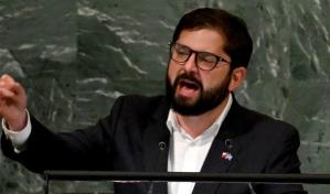 Boric pone el foco sobre las multinacionales durante la sesión sobre el clima de la ONU