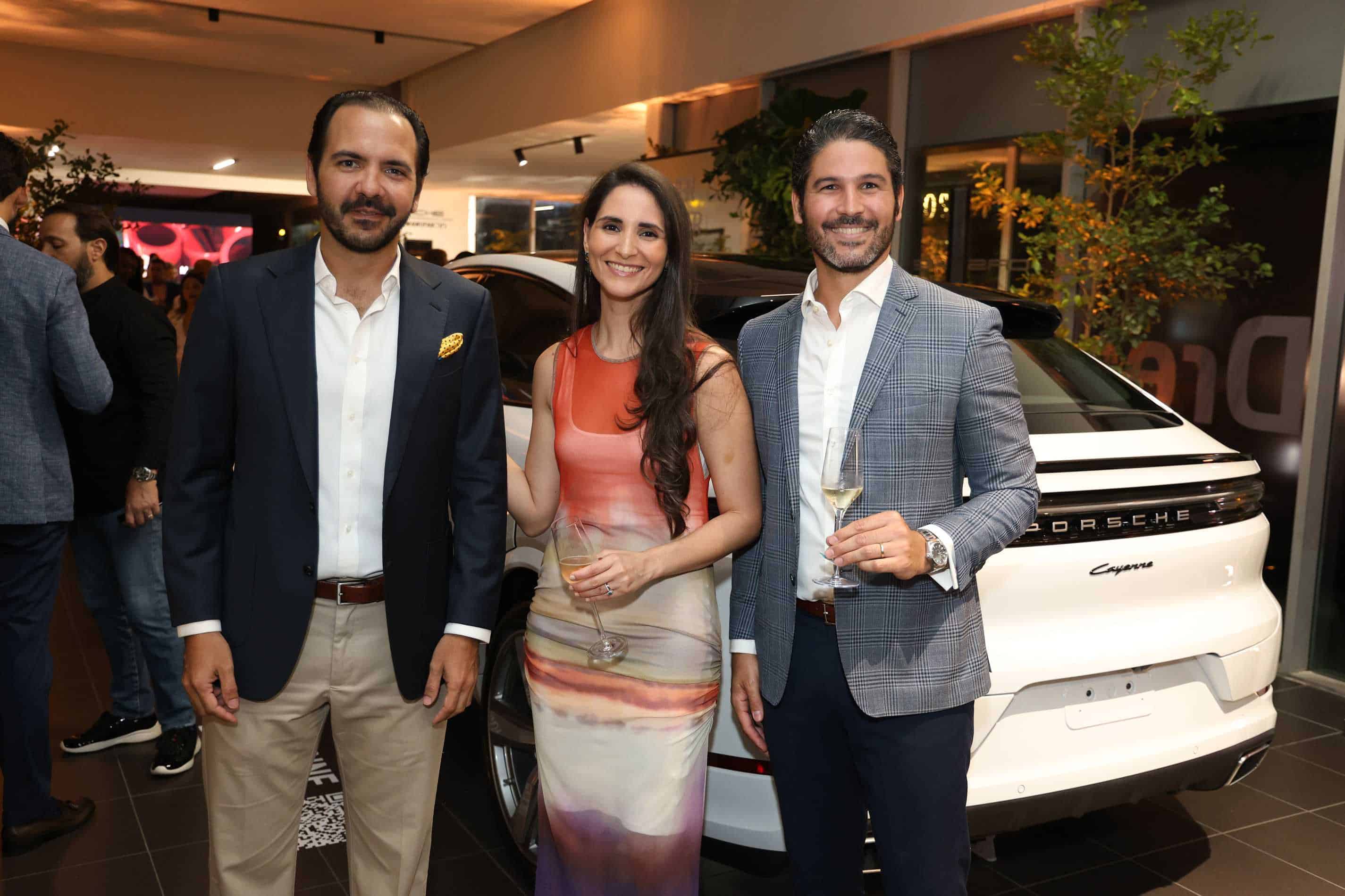 Miguel Torac, Carolina Khoury y Leonardo del Monte.