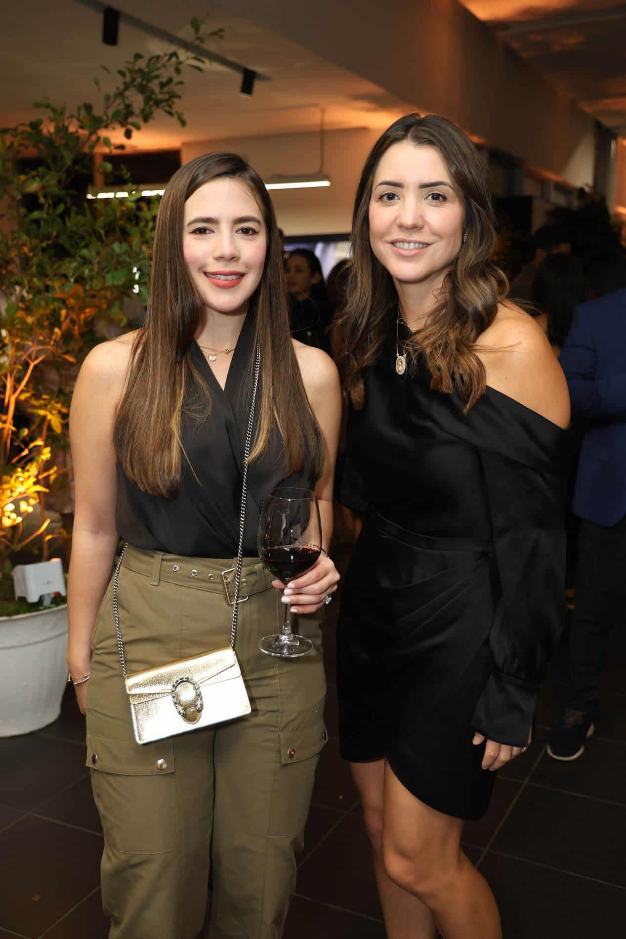 Sofía Ramos y su acompañante.