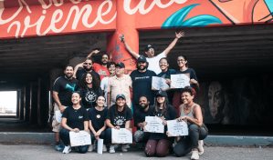 Parque Mirador Sur exhibe nuevo mural en honor a Thimo Pimentel